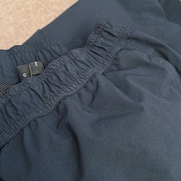 Theory Cosmos Simulate Lined Swim Trunks Navy Blue 6” - Picture 8 of 8